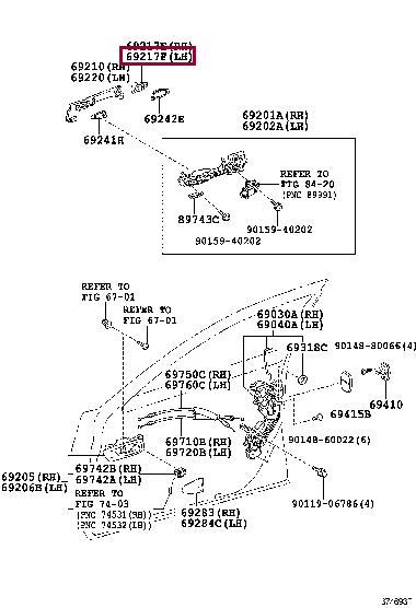 Buy Toyota 69218-33010 at a low price in United Arab Emirates!