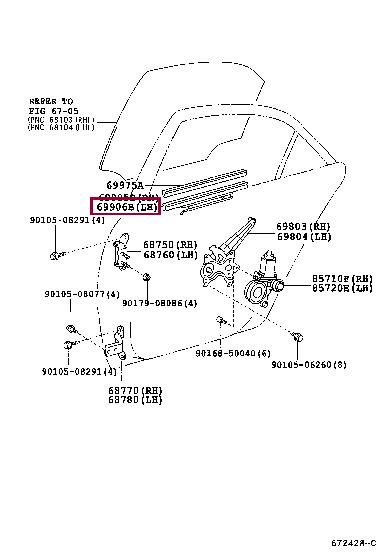 6990633020 Toyota Pipe branch