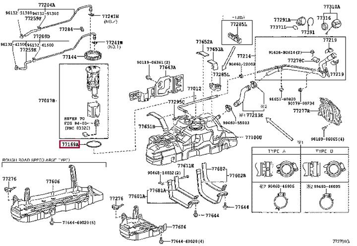 7716930050 Toyota Gasket