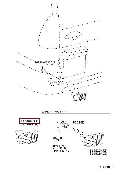 8158060111 Toyota Auto part