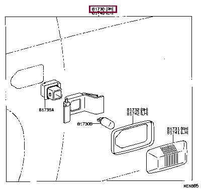 8173020192 Toyota Auto part
