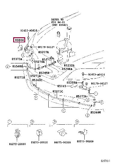 8504433090B0 Toyota Auto part