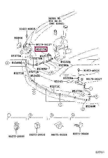 8520733060 Toyota Auto part