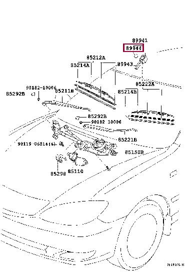 8994433010 Toyota Gasket