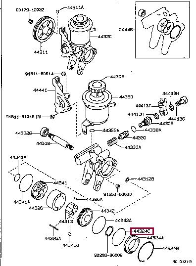 Toyota 90301-52001 Ring Steering Pump Sealing Pump 9030152001