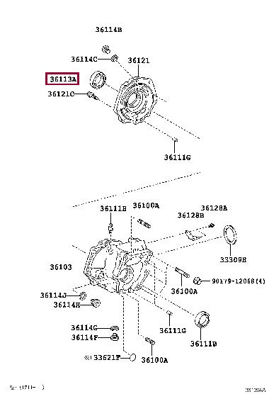Oil seal Toyota 90311-35056