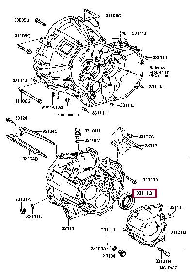 9031150027 Toyota Oil seal