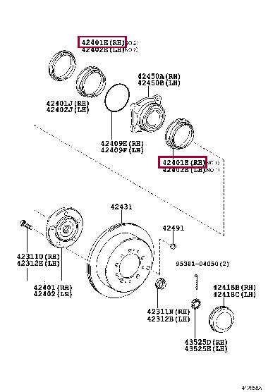 Toyota 90312-A0002 Oil seal 90312A0002