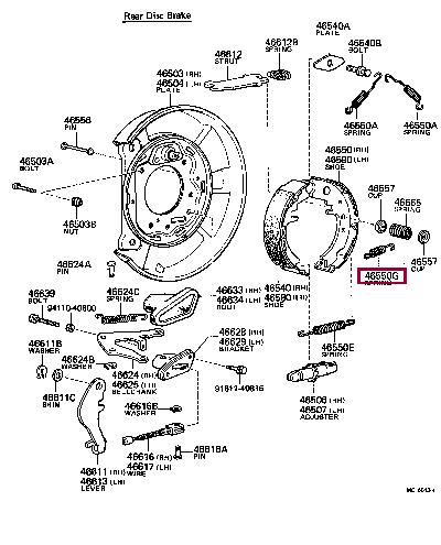 9050612029 Toyota Brake pad fitting kit