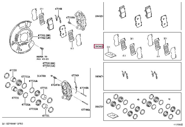 Buy Toyota 04945-60090 at a low price in United Arab Emirates!