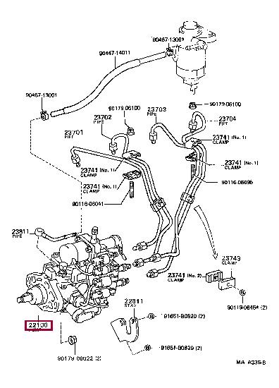 221005B300 Toyota Fuel pump