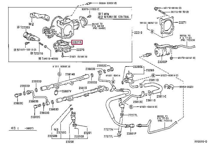 2221562180 Toyota Profiled gasket