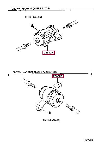 Toyota 23300-46090 Fuel filter 2330046090