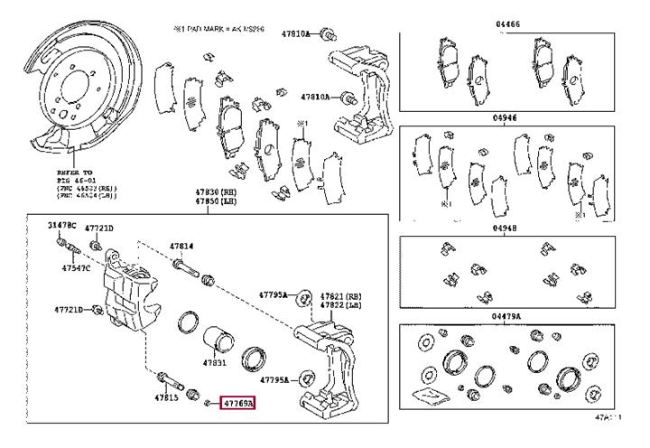 Toyota 47879-33240 BUSH RR CYLINDER SL 4787933240 4787933240 Toyota BUSH RR CYLINDER SL