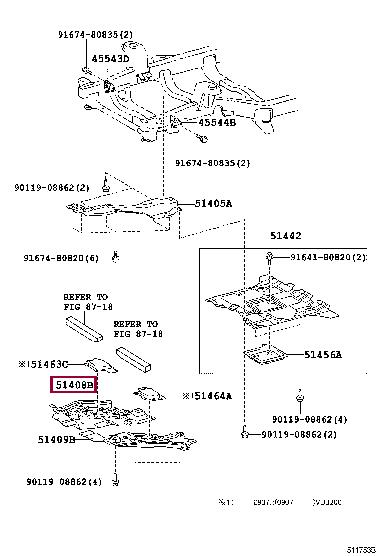 5140860050 Toyota Engine protection