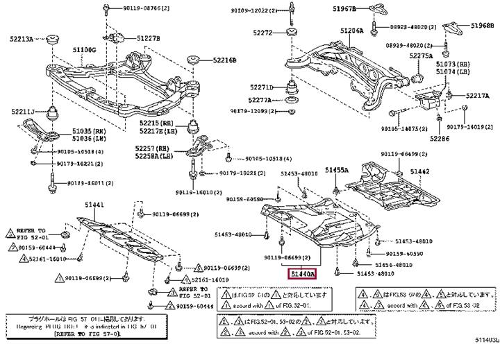5144048071 Toyota Engine protection
