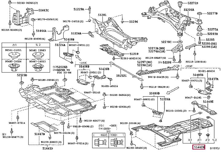 5144230152 Toyota Engine protection