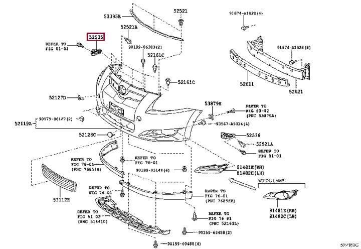 Buy Toyota 52535-02041 at a low price in United Arab Emirates!
