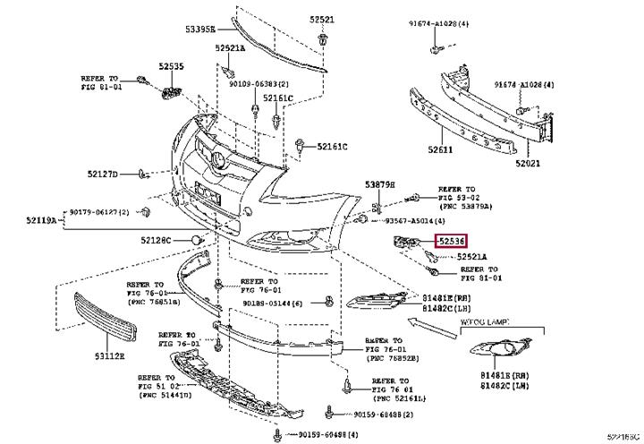 Buy Toyota 52536-02031 at a low price in United Arab Emirates!