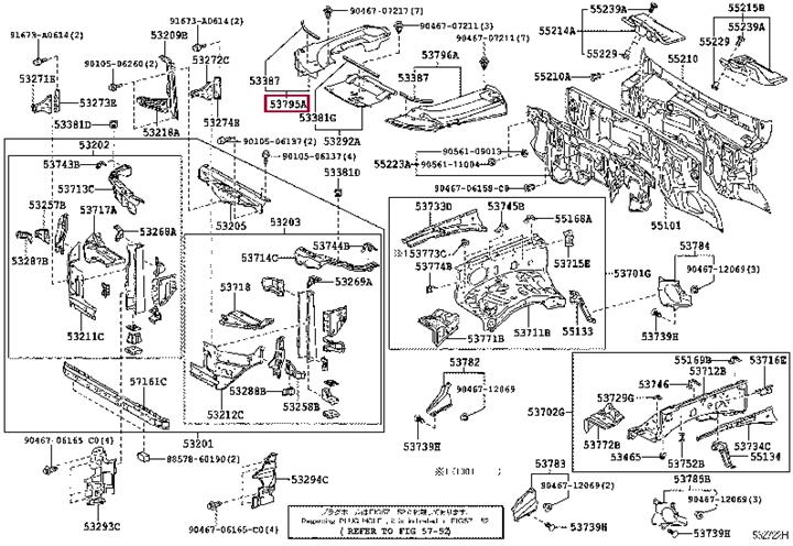 5379560040 Toyota Engine boot