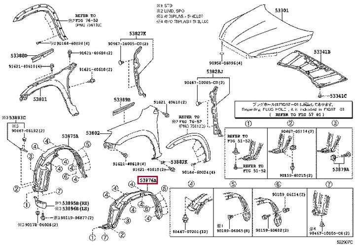 Buy Toyota 53876-42075 at a low price in United Arab Emirates!