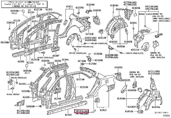 5874733010 Toyota Auto part