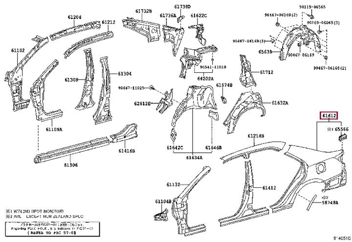 6160233200 Toyota Wing