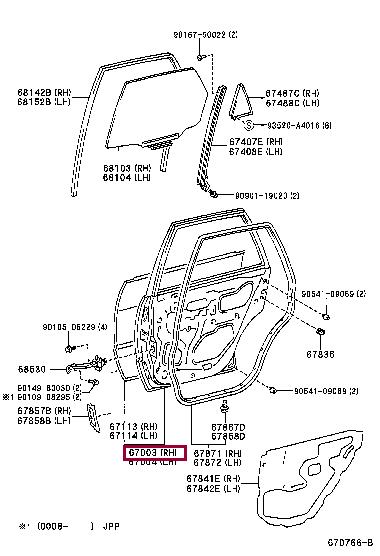 6700312760 Toyota Door
