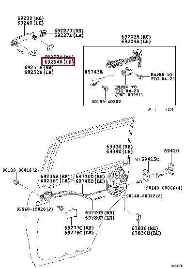 6924260070 Toyota Auto part