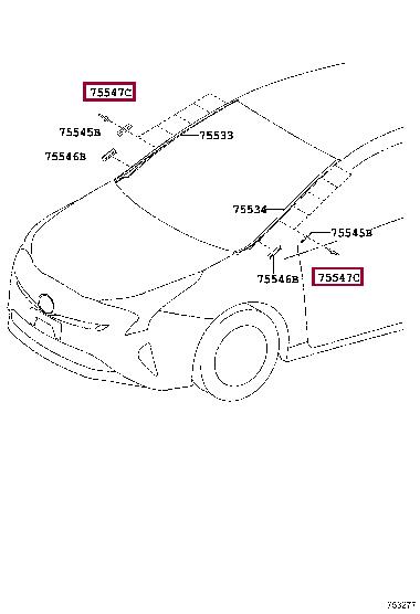 7554751021 Toyota Rivet