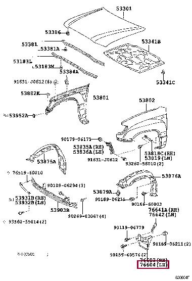 Buy Toyota 76622-60060 at a low price in United Arab Emirates!