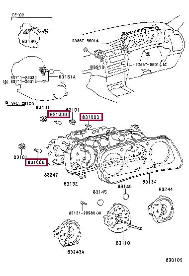 8312060010 Toyota Halogen lamp 12V