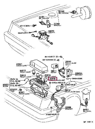 8592630020 Toyota Relay