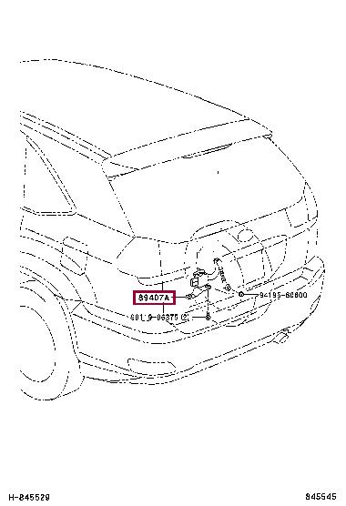 Toyota 89407-48030 Body level sensor 8940748030 8940748030 Toyota Body level sensor
