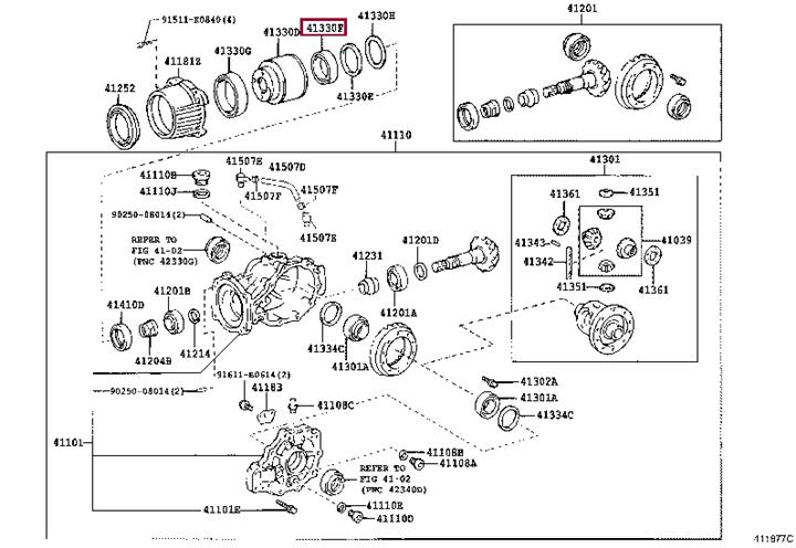 Toyota 90363-65002 Axle bearing 9036365002