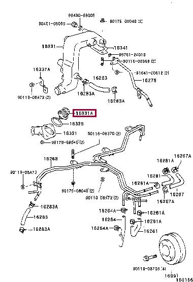 Toyota 90916-03088 Thermostat, coolant 9091603088