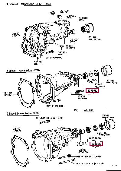 0433230030 Toyota Automatic Transmission Gasket