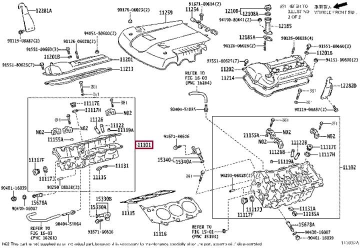 1110139755 Toyota Cylinderhead (exch)