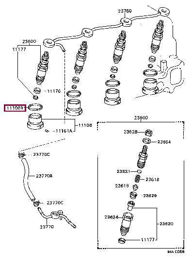 1116554030 Toyota Seal Ring