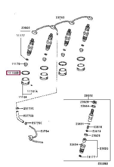 1116567020 Toyota Seal Ring