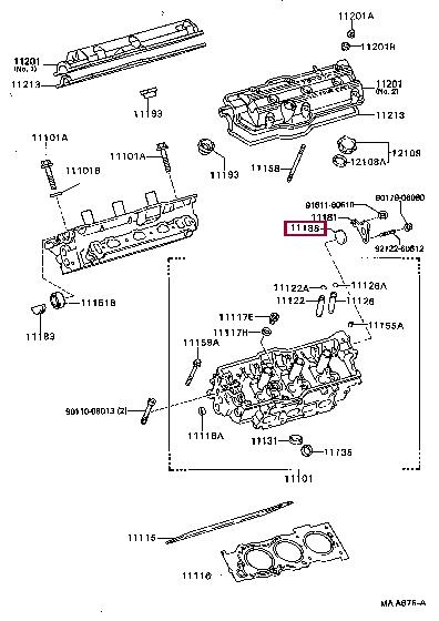 Toyota 11188-62010 Cork 1118862010