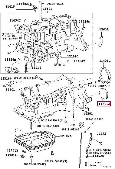 1136121011 Toyota Auto part