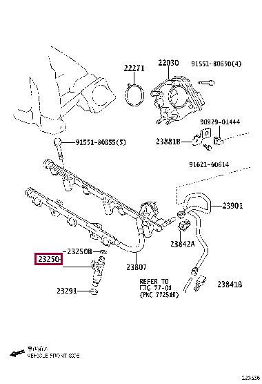 2320931090 Toyota Injector fuel