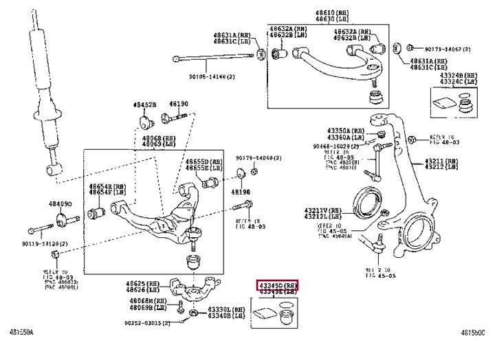 Buy Toyota 43345-69025 at a low price in United Arab Emirates!