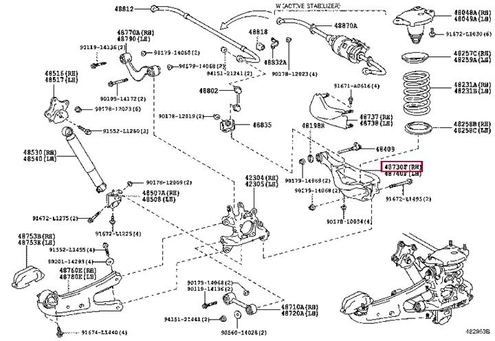 Buy Toyota 48730-48170 at a low price in United Arab Emirates!