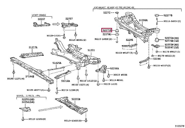 Buy Toyota 52271-05020 at a low price in United Arab Emirates!