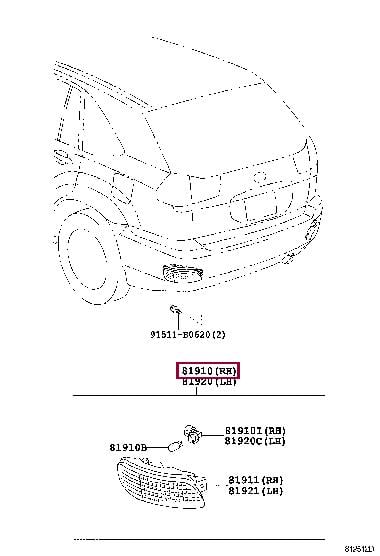 8191048040 Toyota Auto part