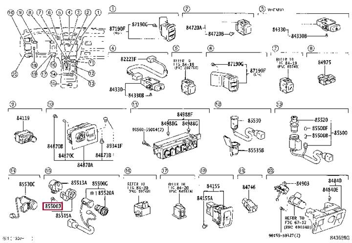 9001001022 Toyota Halogen lamp