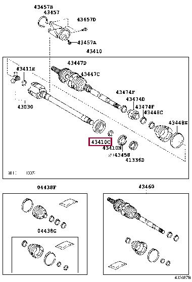 Toyota 90080-36133 Gearbox bearing 9008036133