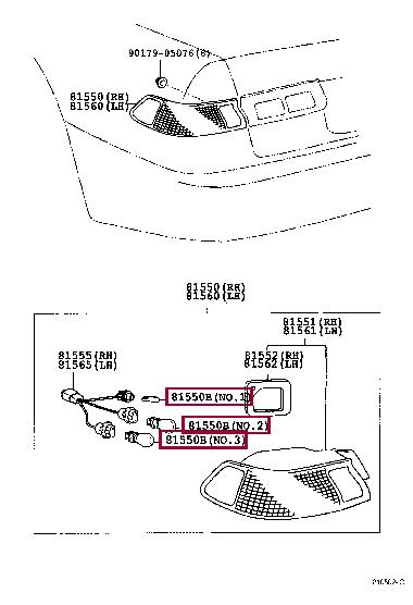 9008498037 Toyota Halogen lamp 12V